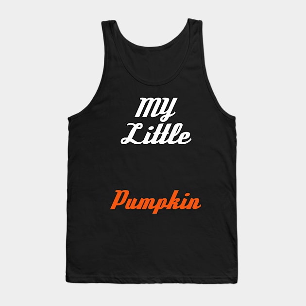 Halloween Pumpkin Pregnancy Announcement Tank Top by ExprezzDesigns